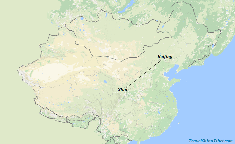 7 Days Great Wall Hike & Mt. Huashan Hike Map