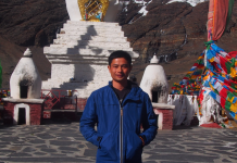 Bruce at Karola Glacier, Tibet